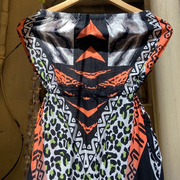 🛍️ Boho Side Cut Long Dress. Size - S - Picture 4 of 16